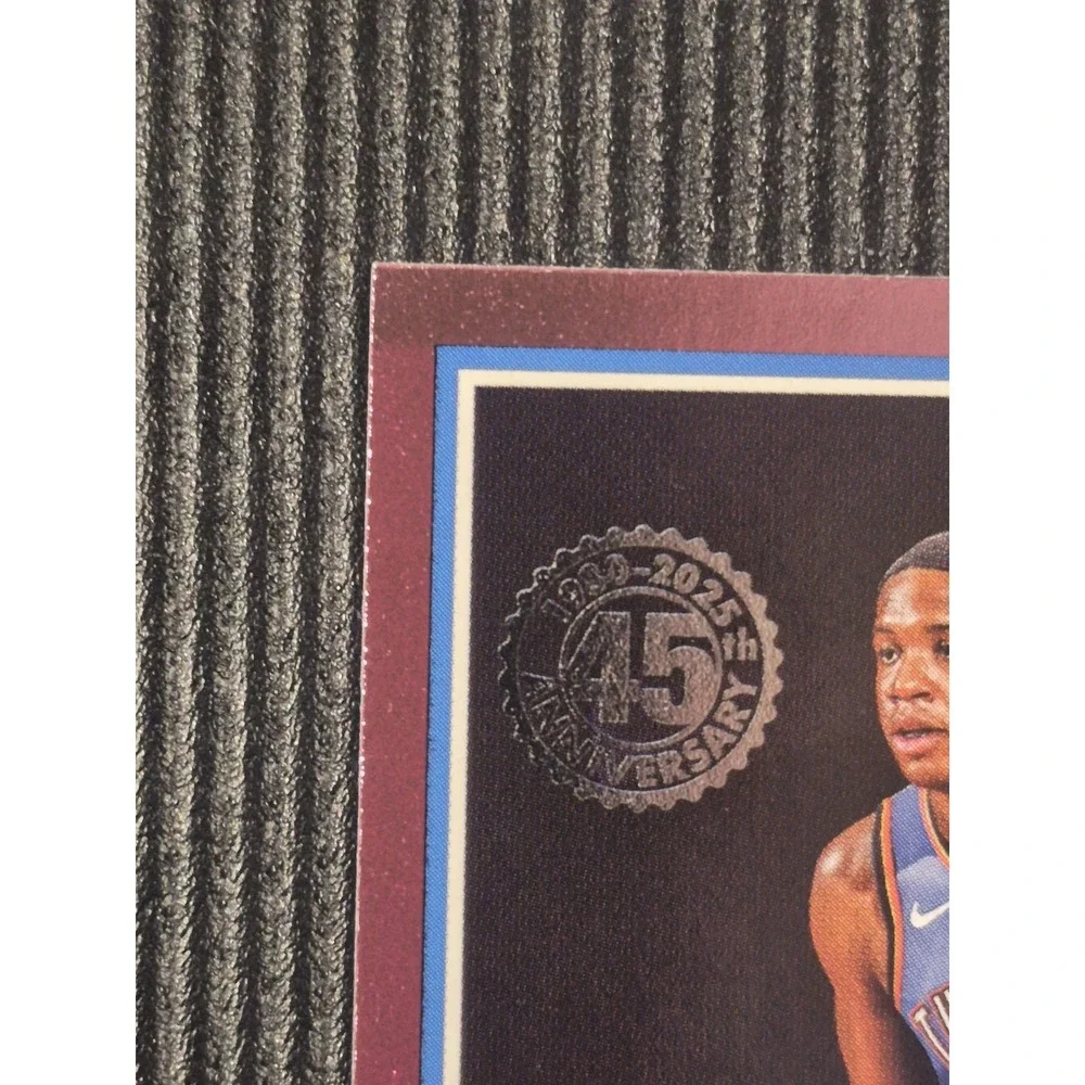 2025/26 Topps Basketball Thomas‎ Sorber #80BK-61 Pink Foil (RC) Thunder & Base